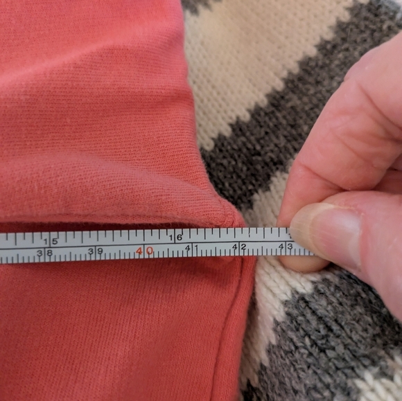 LAKE Pink Pajama Sweater Top with 3/4 Sleeves - Picture 10 of 13